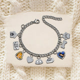 Puppy/ Kitty Makes Heart Hands - Personalized Dog Bracelet With Charms