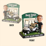 Best Dad By Par, Best Grandpa By Par - Personalized Golf Custom Shaped Acrylic Plaque