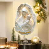 Mother Of God - Personalized Christian LED Light Tree Topper