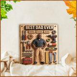 Dad Fixer Of All Things - Personalized Father 2 Layered Wood Sign / Wood Plaque