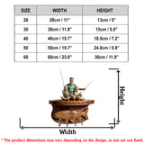 Fishing Life - Personalized Fishing Custom Shaped Hanging Rack