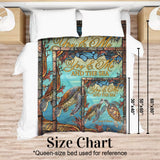 You And Me And The Sea - Personalized Turtle Blanket