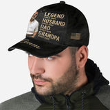 Legend Husband Dad Grandpa - Personalized Grandpa Classic Cap