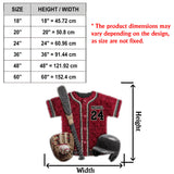 Baseball Life - Personalized Baseball Non-Slip Tufted Rug