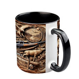 Love Hunting - Personalized Hunting Accent Mug