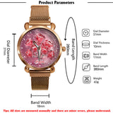 Each Rose Holds A Piece Of Your Heart - Personalized Mother Women Hand Watch