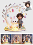 Custom Any Photo Best Easter Gift - Personalized Kid Acrylic LED Night Light