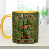 I Like Big Buds - Personalized Weed Accent Mug & Coaster