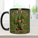 I Like Big Buds - Personalized Weed Accent Mug & Coaster