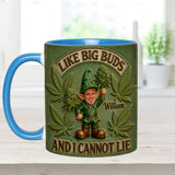I Like Big Buds - Personalized Weed Accent Mug & Coaster