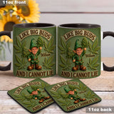 I Like Big Buds - Personalized Weed Accent Mug & Coaster