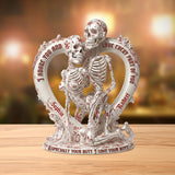 Toile de Jouy Skeleton - Personalized Skull Custom Shaped Acrylic Plaque