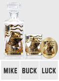 Love My Dog - Personalized German Shepherd Dog Whiskey Glass