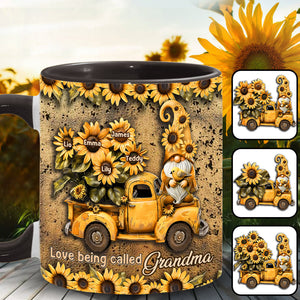 Love Grandma - Personalized Grandma Accent Mug