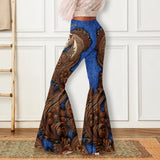 Cowgirl Horse - Personalized Horse Flare Leggings