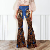Cowgirl Horse - Personalized Horse Flare Leggings