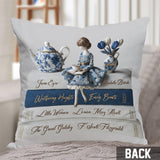 Love Books - Personalized Book Throw Pillow