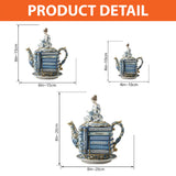 Book & Tea Loving Girl - Personalized Book Custom Shaped Acrylic Plaque