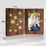 Grandma's Garden - Personalized Grandma Foldable Photo Frame with Light