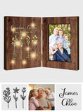 Grandma's Garden - Personalized Grandma Foldable Photo Frame with Light