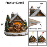 Adorable Highland Cows - Personalized Highland Cow Ornament