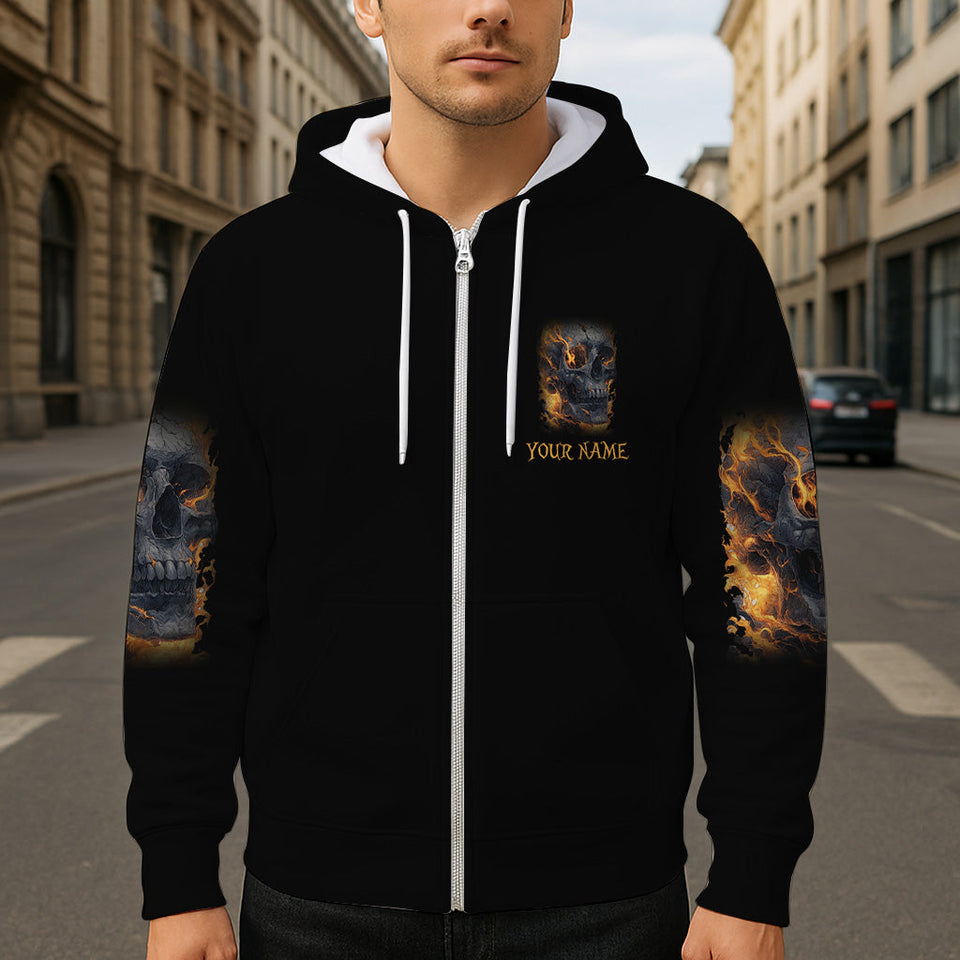 Glowing Skeleton - Personalized Skull All Over Shirt
