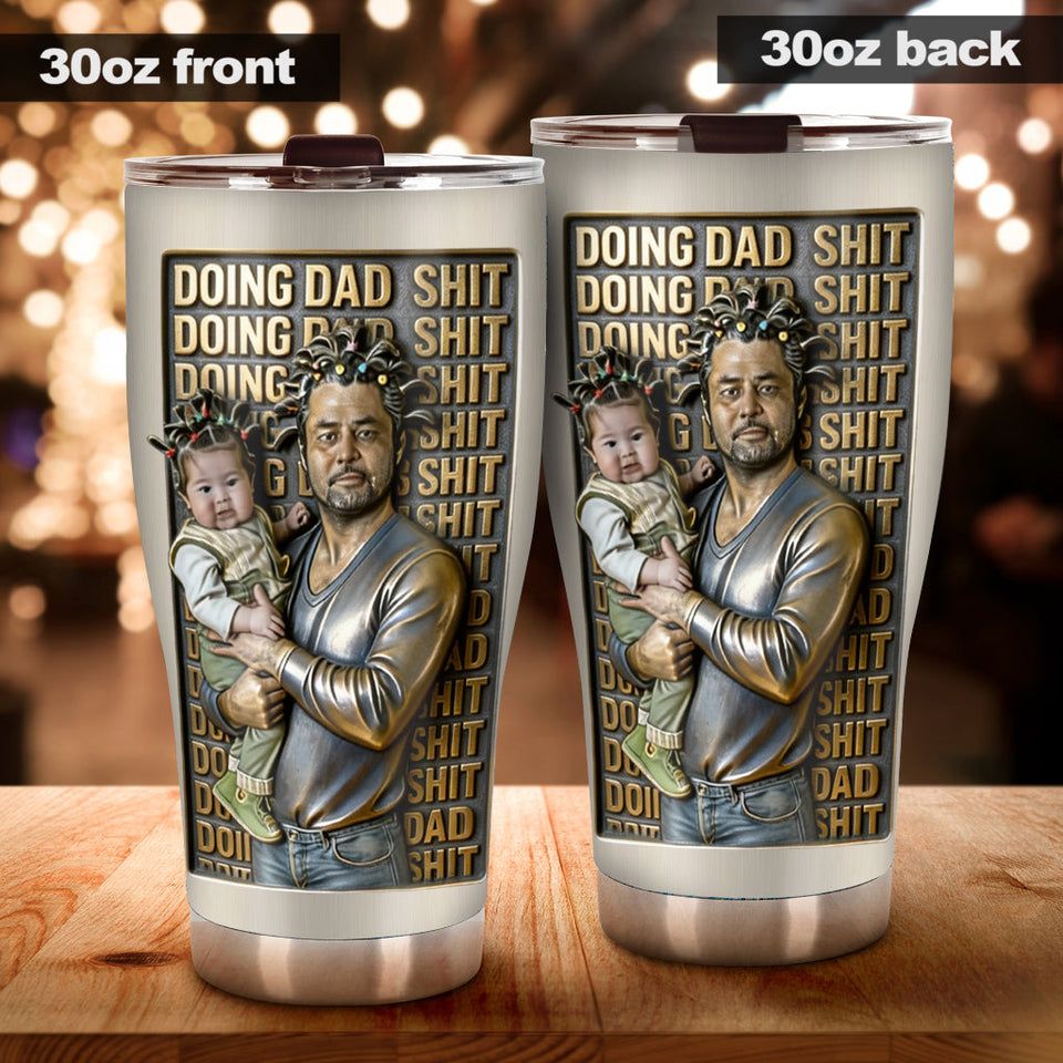 Funny Dad Gifts - Personalized Father Tumbler With Gift Box