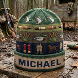 Duck Hunting Season - Personalized Hunting Beanie Hat