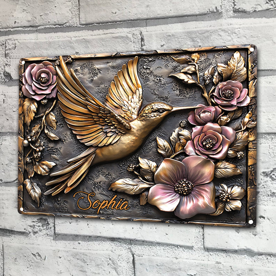 And Find My Soul Garden - Housewarming Gift For Gardener, Outdoor Decor - Personalized Gardening Rectangle Metal Sign