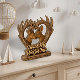 You And Me We Got This Deer Hunting - Personalized Hunting Custom Shaped Wood Plaque