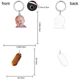 Custom Any Photo - Personalized Memorial Keychain With Charms