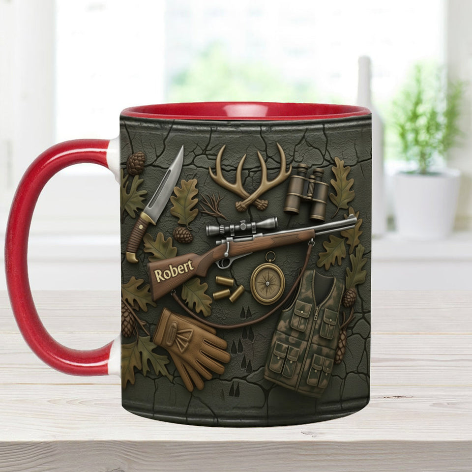 Love Hunting - Personalized Hunting Accent Mug