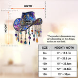 Beautiful Cowboy Hat - Personalized Cowgirl Window Hanging Suncatcher Ornament