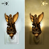 Archangel Michael, Guardian Of Light & Valor - Personalized Christian Plug-In Night Light