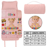 Back To School - Personalized Kid Nap Mat