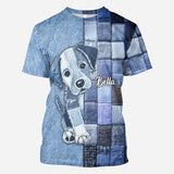 Love Labrador Retriever - Personalized Dog All Over Shirt