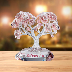 Best Mom Ever - Personalized Mother Custom Shaped Acrylic Plaque