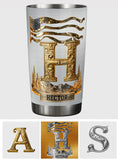 Name Initial Alphabet - Personalized Luxury Tumbler