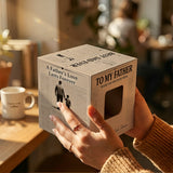 The Father NewPapers - Personalized Father Accent Mug With Gift Box