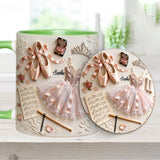 Love Ballet - Personalized Ballet Accent Mug & Coaster