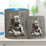 French Bulldog - Personalized French Bulldog Accent Mug