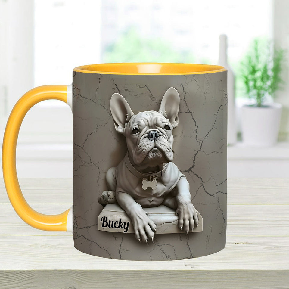French Bulldog - Personalized French Bulldog Accent Mug