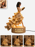 Love Books - Personalized Book Acrylic LED Night Light