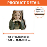 Don't Forget The Different That You Make - Personalized Colleague Wooden Desk Organizer