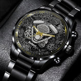 Best Dad Ever - Personalized Biker Hand Watch