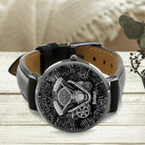 Best Dad Ever - Personalized Biker Hand Watch