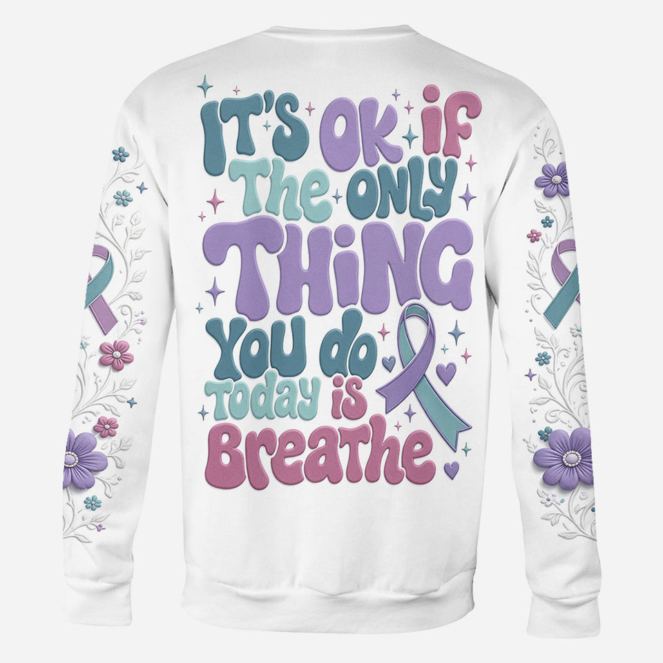 You Matter Teal Purple - Personalized Suicide Prevention All Over Shirt