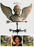 When The Wind Blows Know That I'm Near - Personalized Memorial Weather Vane