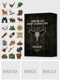Hunting Life - Personalized Hunting Advent Calendar With Ornaments