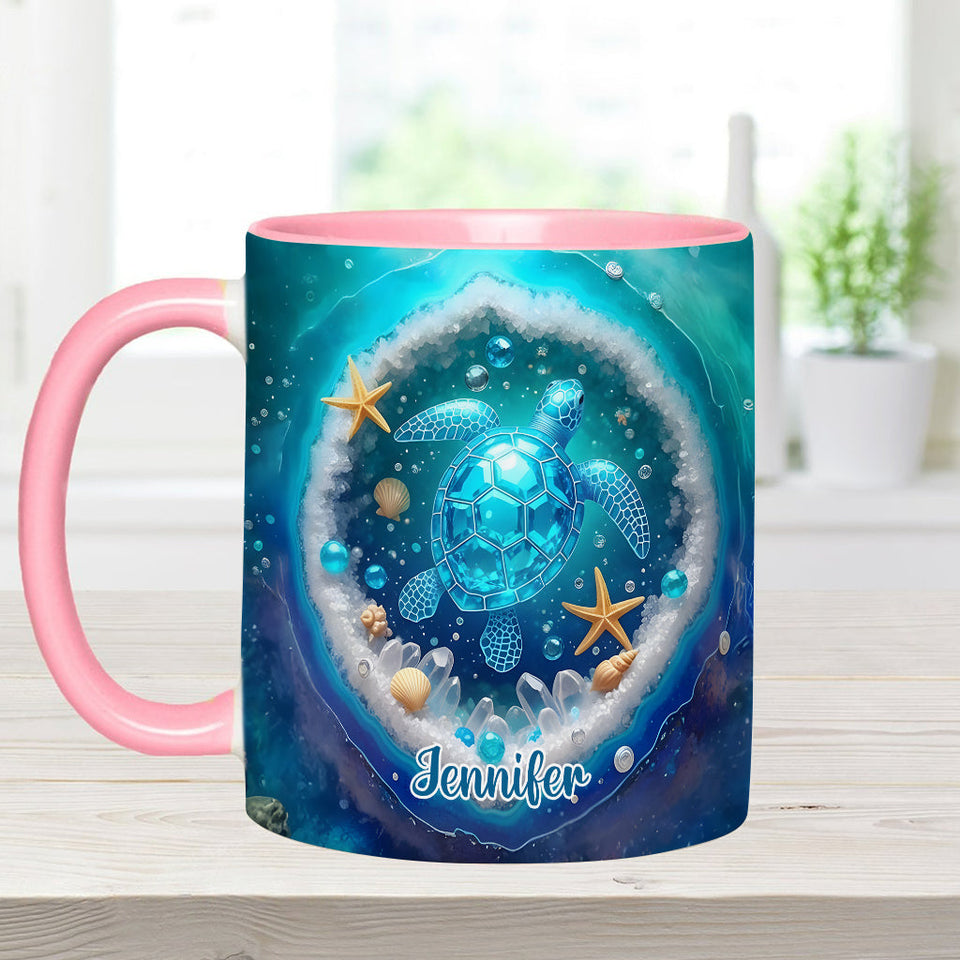 Love Turtle - Personalized Turtle Accent Mug